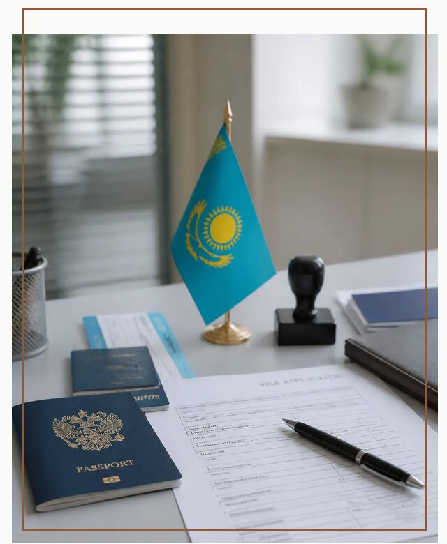 Оформление визы в Казахстан для поездки и работы в Шелехове