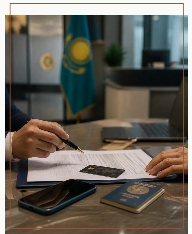 Открытие счета и банковской карты в Казахстане в Шелехове
